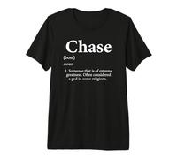 Chase Definition Funny Boy Name Regalo de cumpleaños para Chase Camiseta Premium