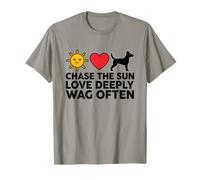 Chase El Sol Amor Deeply Wag A Menudo Amante De Los Perros Camiseta