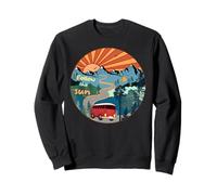 Chase Sunshine Retro Viajes por carretera Montañas Camper Aventura Sudadera