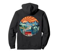 Chase Sunshine Retro Viajes por carretera Montañas Camper Aventura Sudadera con Capucha