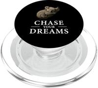 Chase Your Dreams Sleeping Koala - Pijama con Cita inspiradora PopSockets PopGrip para MagSafe