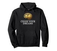 Chase Your Dreams Sleeping Marmot Linda Cita inspiradora Sudadera con Capucha