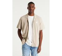 CHASIN Doby Point Shirt Short Sleeve Silver Lining Talla: XXL | Camisas Casuales Outlet | Hombre | Gris