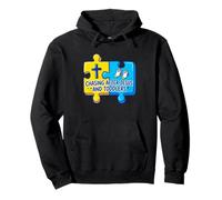 Chasing After Jesus and Toddler Puzzle Piece Sudadera con Capucha