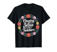 Chasing After Jesus and Toddlers Caos Cristiano - Camiseta