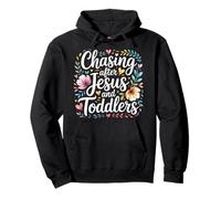 Chasing After Jesus and Toddlers Caos Cristiano |- Sudadera con Capucha