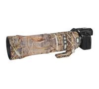 CHASING BIRDS Capa de lente impermeable de camuflaje para Canon EF 100-400 mm F4.5-5.6 L IS II USM, cubierta protectora de lente impermeable (camuflaje de lengüeta, con extensor EF 1.4x II)