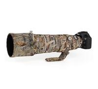 CHASING BIRDS Capa impermeable de camuflaje para Canon EF 200-400 mm F4 L IS USM Extender 1.4X impermeable lente cubierta protectora versión IV (camuflaje de caña, con extensor EF 2.0X III)