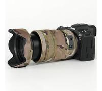 CHASING BIRDS Capa impermeable de camuflaje para lente Canon RF 24-70 mm F2.8 L IS USM, cubierta protectora de lente a prueba de lluvia, versión IV (camuflaje del desierto, con extensor RF 1.4X y 2X)
