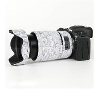 CHASING BIRDS Capa impermeable de camuflaje para lente Canon RF 24-70 mm F2.8 L IS USM, cubierta protectora de lente impermeable versión IV (blanco eléctrico, con extensor RF 1.4X y 2X)