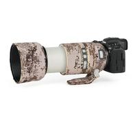 CHASING BIRDS Capa impermeable de camuflaje para lente Canon RF 70-200 mm F2.8 L IS USM, cubierta protectora de lente impermeable versión IV (rejilla marrón, con extensor RF 1.4X y 2X)