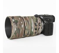 CHASING BIRDS Capa impermeable de camuflaje para lente Canon RF 85 mm F1.2 L USM, cubierta protectora de lente a prueba de lluvia, versión IV (camuflaje del desierto, con extensor RF 1.4X y 2X)