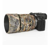 CHASING BIRDS Capa impermeable de camuflaje para lente Canon RF 85 mm F1.2 L USM, cubierta protectora de lente a prueba de lluvia, versión IV (camuflaje de lengüeta, con extensor RF 1.4X y 2X)
