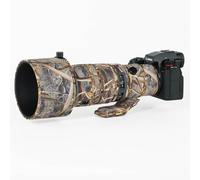 CHASING BIRDS Capa impermeable de camuflaje para lente SIGMA 500 mm F5.6 DG DN OS, cubierta protectora de lente a prueba de lluvia, versión IV (camuflaje de lengüeta, montaje en L)