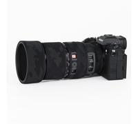 CHASING BIRDS Capa impermeable de camuflaje para lente Sony FE 100 mm F2.8 Macro GM OSS, cubierta protectora de lente a prueba de lluvia, versión IV (negro sombra, con 2.0X TC (SEL20TC))