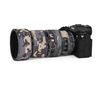 CHASING BIRDS Capa impermeable de camuflaje para lente Sony FE 100 mm F2.8 Macro GM OSS, cubierta protectora de lente a prueba de lluvia, versión IV (camuflaje digital, con 1.4X TC (SEL14TC))