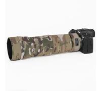CHASING BIRDS Capa protectora impermeable de camuflaje para Canon RF 100-400 mm F5.6-8 IS USM, cubierta protectora de lente impermeable (camuflaje pino, con extensor RF 1.4X y 2X)