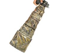 CHASING BIRDS Capa protectora impermeable de camuflaje para Sony FE de 400 mm F2.8 GM OSS, cubierta protectora de lente impermeable (rejilla marrón, con 1.4X TC (SEL14TC))