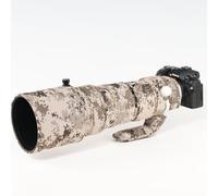 CHASING BIRDS Cubierta protectora impermeable de camuflaje para Olympus 150-400 mm F4.5 TC1.25x IS PRO (rejilla marrón, con 2.0X TC (MC-20))