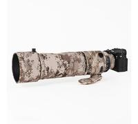 CHASING BIRDS Cubierta protectora impermeable de camuflaje para Olympus 150-600 mm F5-6.3 IS ED MSC (rejilla marrón, con 2.0X TC (MC-20))
