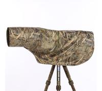 CHASING BIRDS Impermeable de camuflaje opaco anti-UV para cámara y lente compatible con Canon Sony, Nikon, Sigma, Tamron, Fujifilm Olympus 300/400/500/600/800 mm (camuflaje de caña, S)