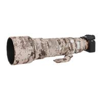 CHASING BIRDS Revestimiento impermeable de camuflaje para lente Sony FE 200-600 mm F5.6-6.3 G OSS, cubierta protectora de lente impermeable (rejilla marrón, con 2.0X TC (SEL20TC))