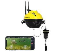 Chasing Cámara de pesca subacuática F1 PRO | Lente giratoria Full HD | Control inalámbrico de elevación de la cámara | Equipo de pesca en hielo | Cámara subacuática | Buscador de peces | Equipo y