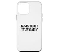 Chasing Dogs Is My Cardio. Vintage Print. Funny Dog Dad Carcasa para iPhone 12 mini