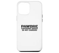 Chasing Dogs Is My Cardio. Vintage Print. Funny Dog Dad Carcasa para iPhone 12 Pro Max
