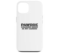 Chasing Dogs Is My Cardio. Vintage Print. Funny Dog Dad Carcasa para iPhone 13
