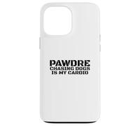 Chasing Dogs Is My Cardio. Vintage Print. Funny Dog Dad Carcasa para iPhone 13 Pro Max