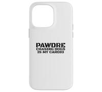 Chasing Dogs Is My Cardio. Vintage Print. Funny Dog Dad Carcasa para iPhone 14 Pro Max