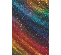 Chasing Rainbows: Beautiful Hardcover Blank Lined Journal with Shiny Glitter Effect | Colorful Diary Perfect for Teens and Students or Anyone Who Loves Sparkle