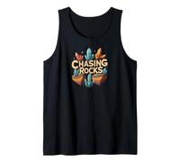Chasing Rocks Crystal Collector Geology Mineral Hunter Camiseta sin Mangas