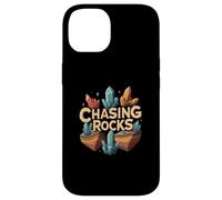 Chasing Rocks Crystal Collector Geology Mineral Hunter Carcasa para iPhone 14