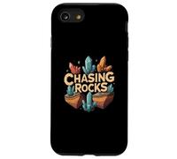 Chasing Rocks Crystal Collector Geology Mineral Hunter Carcasa para iPhone SE (2020) / 7 / 8