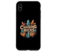 Chasing Rocks Crystal Collector Geology Mineral Hunter Carcasa para iPhone XS Max