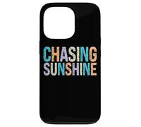 Chasing Sunshine Adventure Vibraciones positivas Carcasa para iPhone 13 Pro