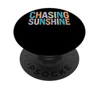 Chasing Sunshine Adventure Vibraciones positivas PopSockets PopGrip Adhesivo