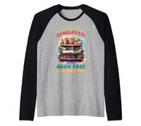 Chasing That Scholastic Book Fair High Estudiante de Lector Camiseta Manga Raglan