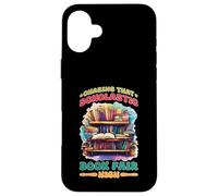 Chasing That Scholastic Book Fair High Estudiante de Lector Carcasa para iPhone 16 Plus