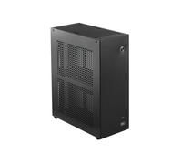 Chasis de Escritorio ITX Caja de Computadora NAS Caja de Computadora Doble Disco Duro de 3,5 Pulgadas Interfaz Frontal USB3.0 TYPEC Negro