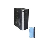 Chasis de Mini PC A09S 4.2L ITX, Estuche portátil A4 HTPC, Compatible con PCIe, SSD de 2.5' y Fuente de alimentación Flexible, Estuche Compacto for computadora IPC(A09S Riser)