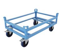 Chasis rodante de acero eurokraft pro, para europalets, carga máx. 1000 kg