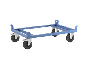 Chasis rodante de acero eurokraft pro, para europalets, carga máx. 500 kg