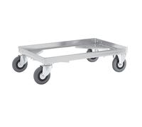 Chasis rodante de aluminio, altura de carga 150 mm Gmöhling, L x A interior 575 x 370 mm