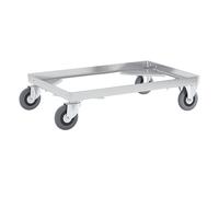 Chasis rodante de aluminio, altura de carga 150 mm Gmöhling, L x A interior 642 x 424 mm