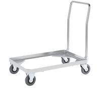 Chasis rodante de aluminio, altura de carga 150 mm Gmöhling, L x A interior 642 x 424 mm