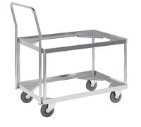 Chasis rodante de aluminio, altura de carga 440 mm Gmöhling, L x A interior 642 x 424 mm