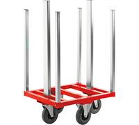Chasis rodante para bastidores para palets KM224 Kongamek, L x A x H 800 x 600 x 1215 mm